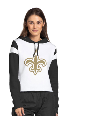 Womens Saints Cropped Hoodie