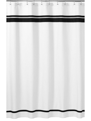 Hotel Shower Curtain Black - Sweet Jojo Designs