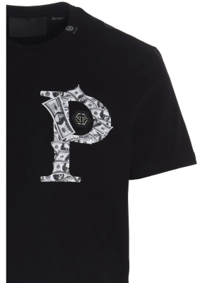 Philipp Plein Logo Crewneck T-shirt