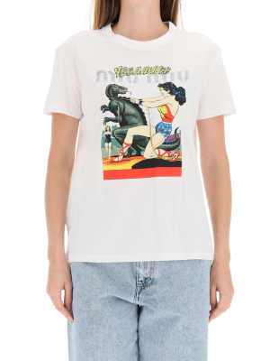 Miu Miu Graphic Printed T-shirt