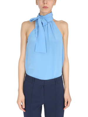 Michael Michael Kors Halterneck Sleeveless Blouse