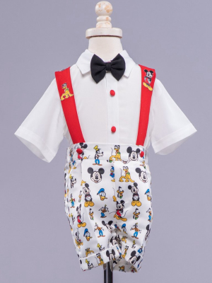 Mickey Mouse Inspired Suspenders Set