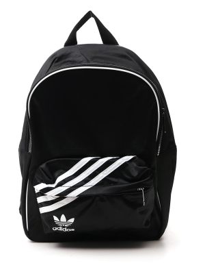 Adidas Originals Logo Print Zipped Backpack