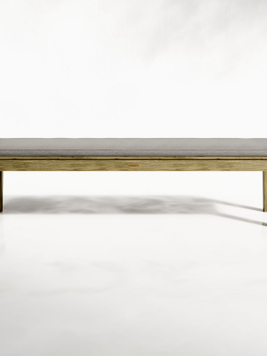 Regatta Natural Dining Bench With Cement Revolution Fabric Cushion