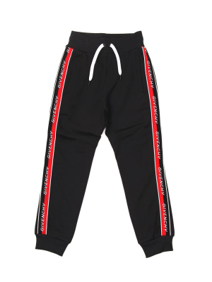 Givenchy Kids Logo Tape Track Pants