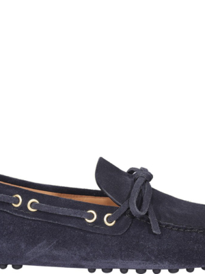 Car Shoe Lace-detailed Loafers