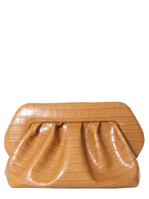 Themoirè Bios Embossed Clutch Bag