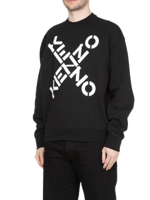 Kenzo Sport Big X Logo Print Sweatshirt