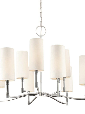 Polished Nickel Dillon Chandelier