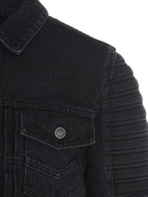 Balmain Denim Biker Jacket