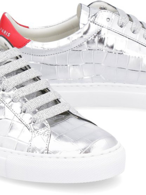 Givenchy Urban Street Metallic Embossed Sneakers