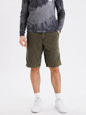 Ae Ne(x)t Level Longer Length 12" Khaki Short