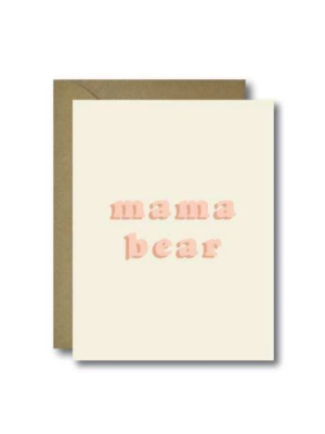 Retro Mama Bear Card - Bl7