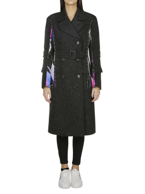 Maison Margiela Double Breasted Panelled Coat