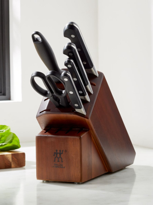 Zwilling J.a. Henckels Pro 7-piece Acacia Knife Block Set