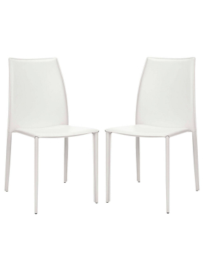 Set Of 2 Korbin Stacking Side Chair - Safavieh