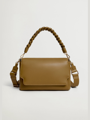 Twisted Strap Crossbody Bag