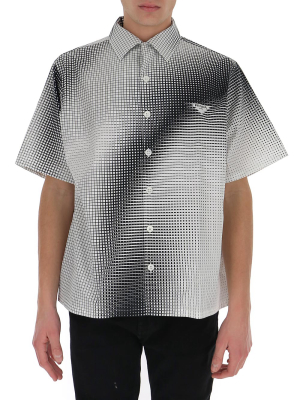 Prada Logo Print Short-sleeve Shirt