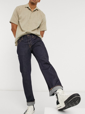 Nudie Jeans Co Gritty Jackson Regular Straight Fit Jeans In Dry Classic Navy