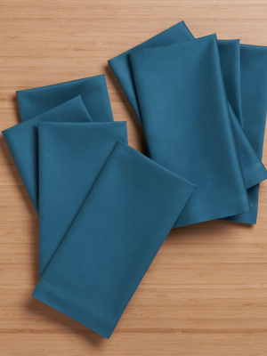 Fete Corsair Blue Cloth Napkins, Set Of 8