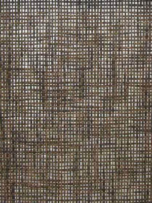 Paper Weave Wallpaper In Brown And Black On Silver From The Winds Of The Asian Pacific Collection By Burke Decor