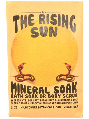 Gem & Honey Infused Mineral Soak Scrub - Rising Sun