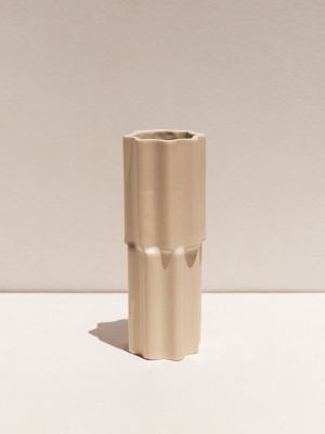 Tilde Stacked Vase - Limestone