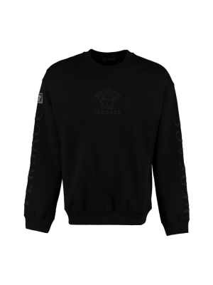 Versace Medusa Logo Patch Sweatshirt