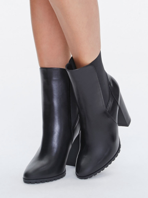 Block Heel Chelsea Boots