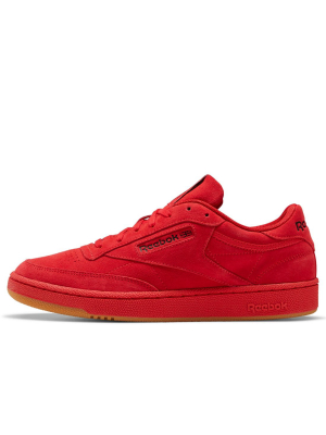 Reebok Club C 85 Sneakers In Red And Black