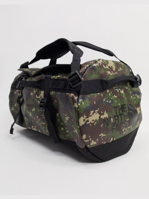 The North Face Base Camp Small Duffel Bag 50l In Camo