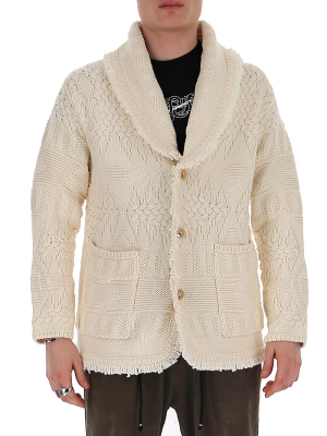 Alanui Oversized Jacquard Cardigan