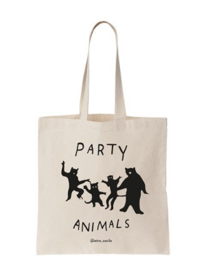 Party Animals Tote Bag