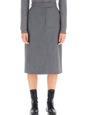 Thom Browne Midi Pencil Skirt