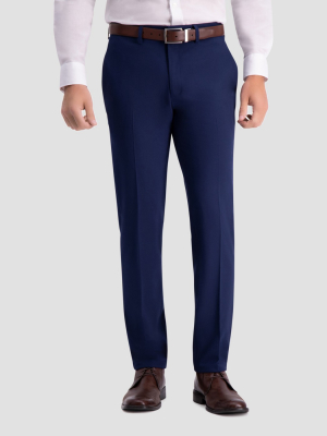 Haggar H26 Men's Slim Fit Premium Stretch Suit Pants - Bright Blue