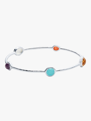 Rock Candy Mixed Stone Bangle