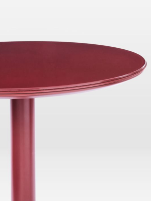 Chroma Bistro Table - Oxblood