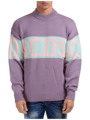 Gcds Logo Band Knit Sweater