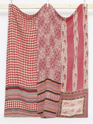 Anchal Queen Kantha Quilt No. Q190925