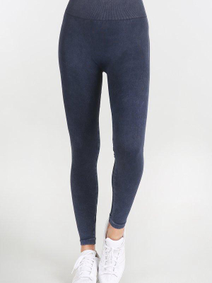 Middy High Waist Legging, Vintage Denim