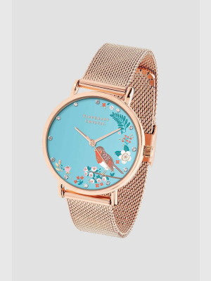 Birdy Robin Watch In Rosegold