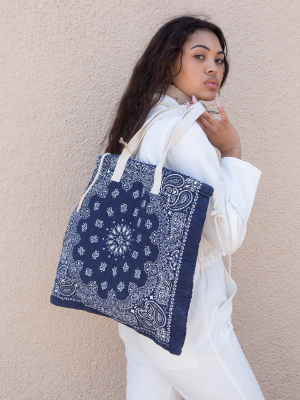 Quilted Bandana Tote