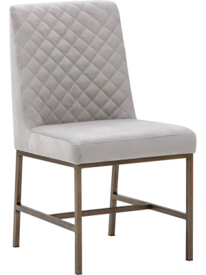 Zachary Dining Chair, Alisa Light Grey, Set Of 2