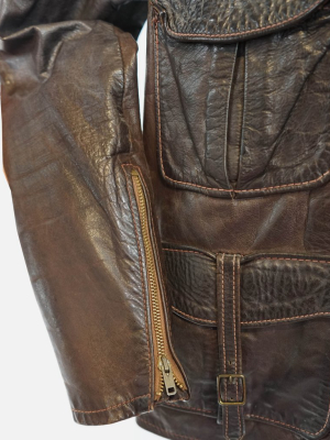 Leather Jacket "barn Stormer"