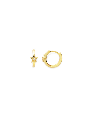 Lunas Star Earrings (gold Or Silver)
