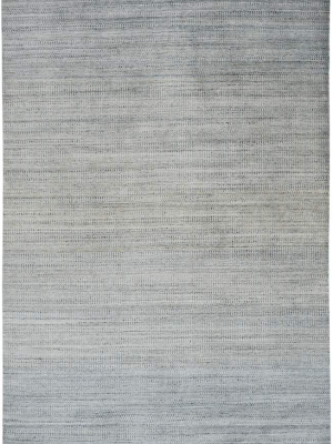 Feizy Milan Ombre Striped Rug - Available In 7 Sizes - Misty Blue & Gray