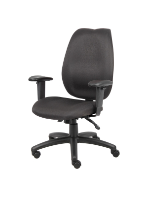 High Back Task Chair Black - Boss Office Products