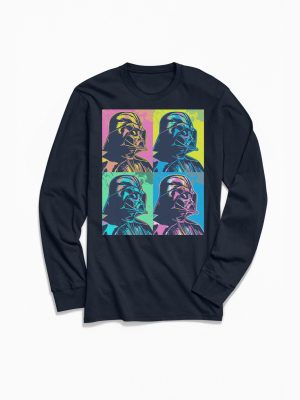 Star Wars Darth Vader Pop Art Long Sleeve Tee