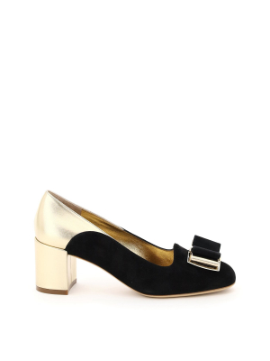 Salvatore Ferragamo Double Bow Pumps