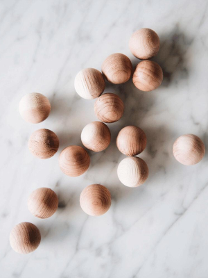 Red Cedar Wood Utility Balls